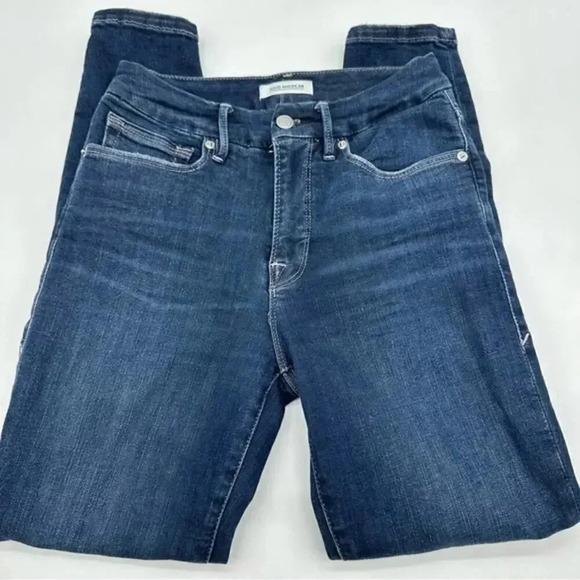 Good American Good Legs Crop Jeans Size 25 - Picture 3 of 7